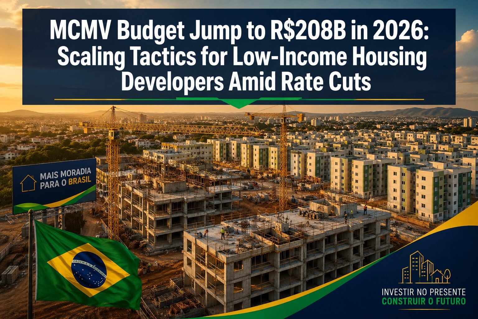 MCMV Budget Jump to R$208B in 2026: Scaling Tactics for Low-Income Housing Developers Amid Rate Cuts
