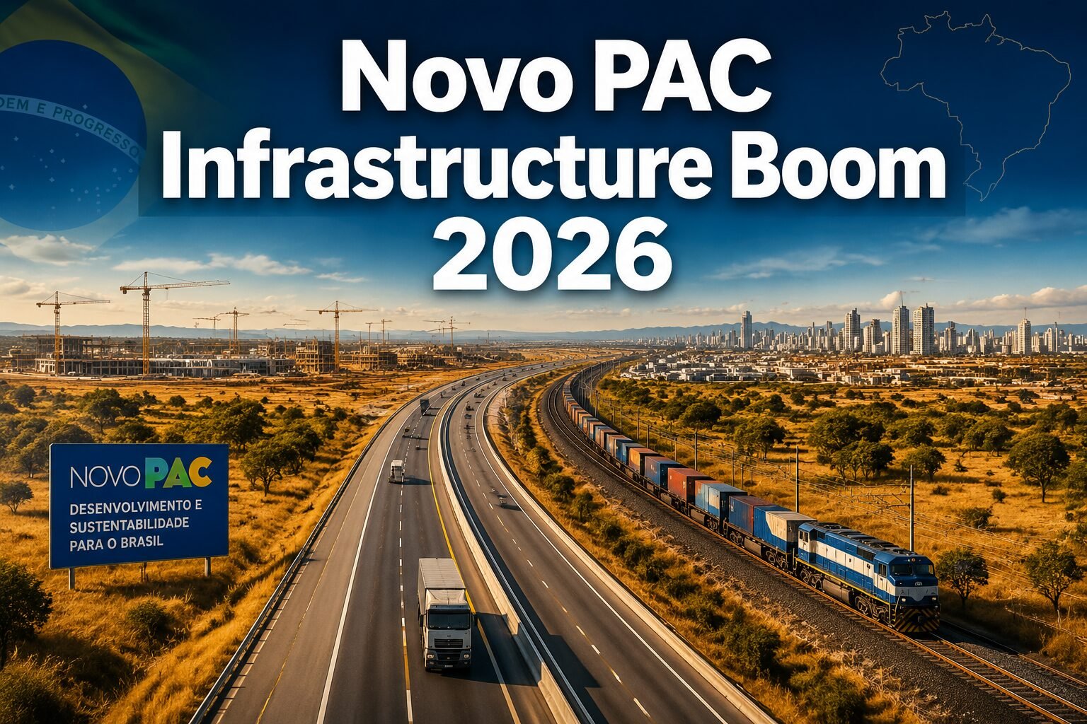 Novo PAC Infrastructure Boom 2026: Highway and Railway Projects Unlocking Inland Development Sites
