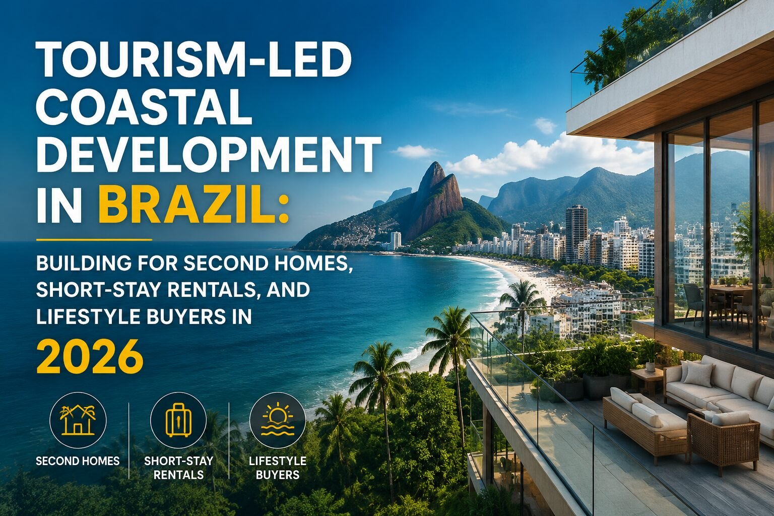 Tourism-Led Coastal Development in Brazil: Building for Second Homes, Short-Stay Rentals, and Lifestyle Buyers in 2026