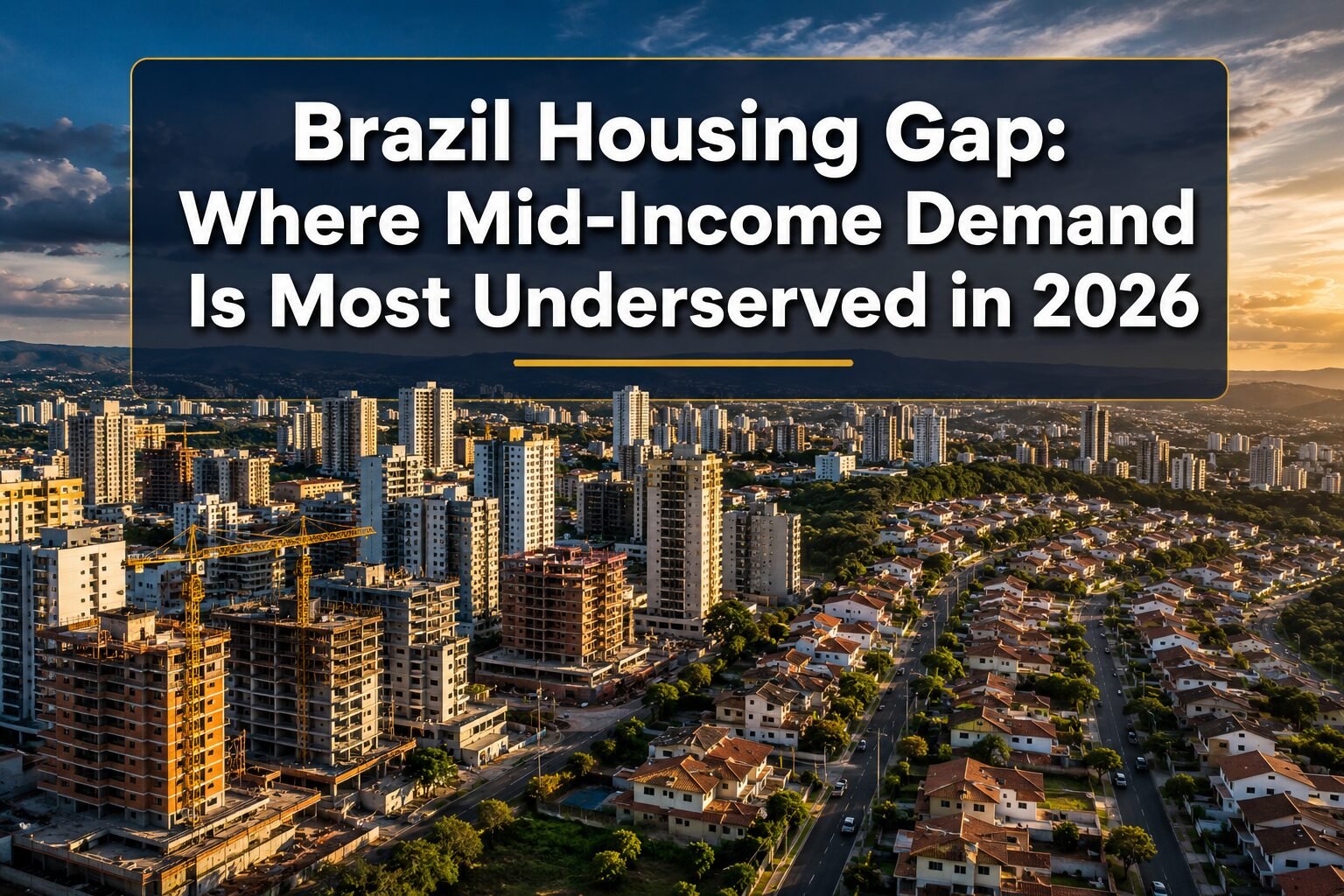 Affordable Housing in Brazil Beyond MCMV: Where Mid-Income Demand Is Most Underserved in 2026
