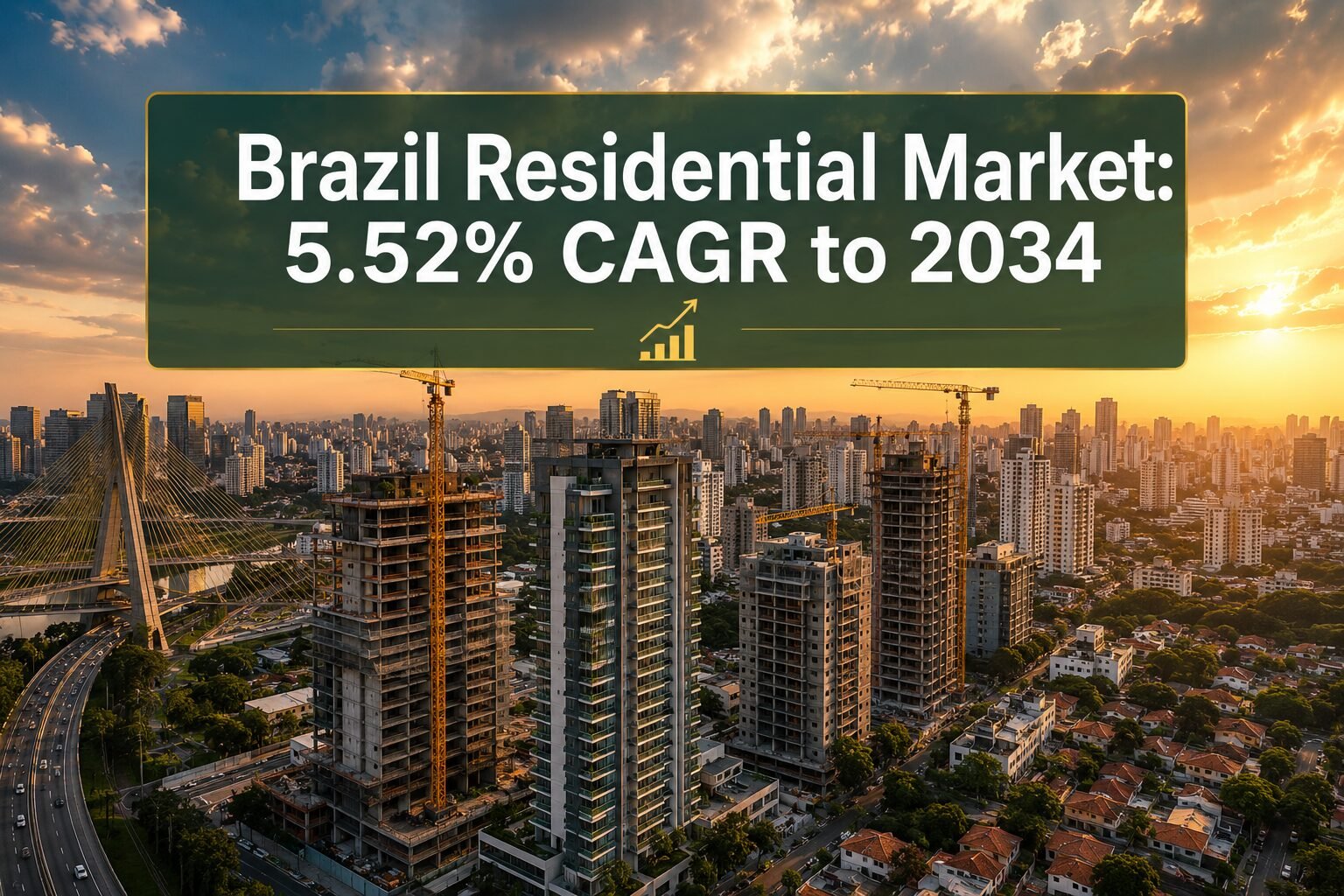 Brazil Residential Market's 5.52% CAGR to 2034: Mid-Tier Strategies for Developers in Urban Expansion