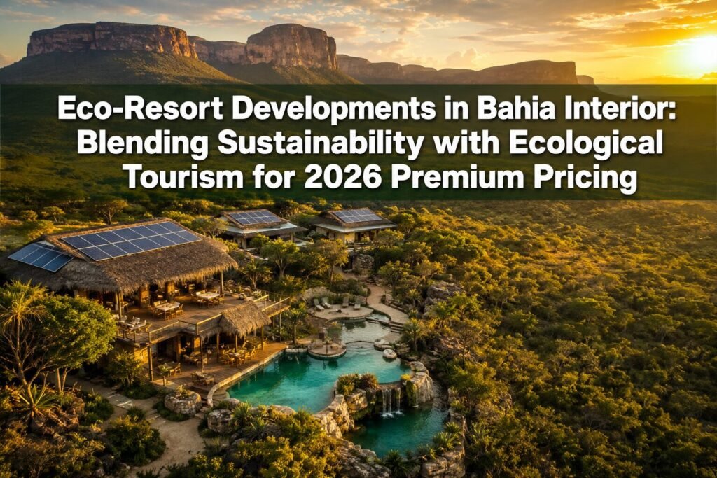Eco-Resort Developments in Bahia Interior: Blending Sustainability with Ecological Tourism for 2026 Premium Pricing