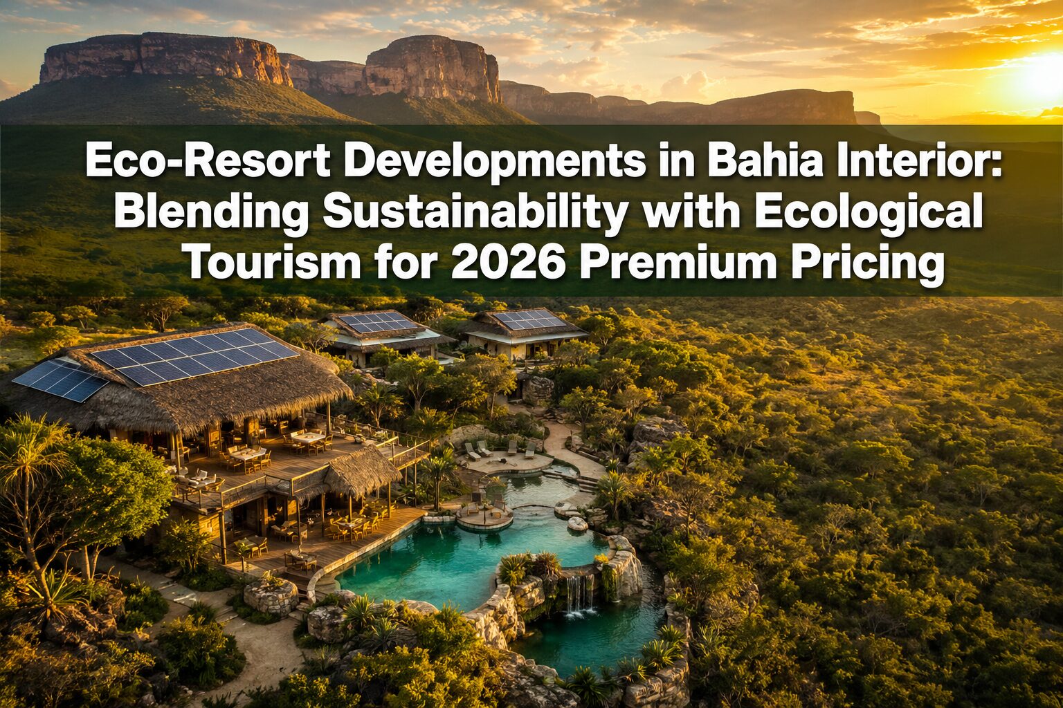 Eco-Resort Developments in Bahia Interior: Blending Sustainability with Ecological Tourism for 2026 Premium Pricing