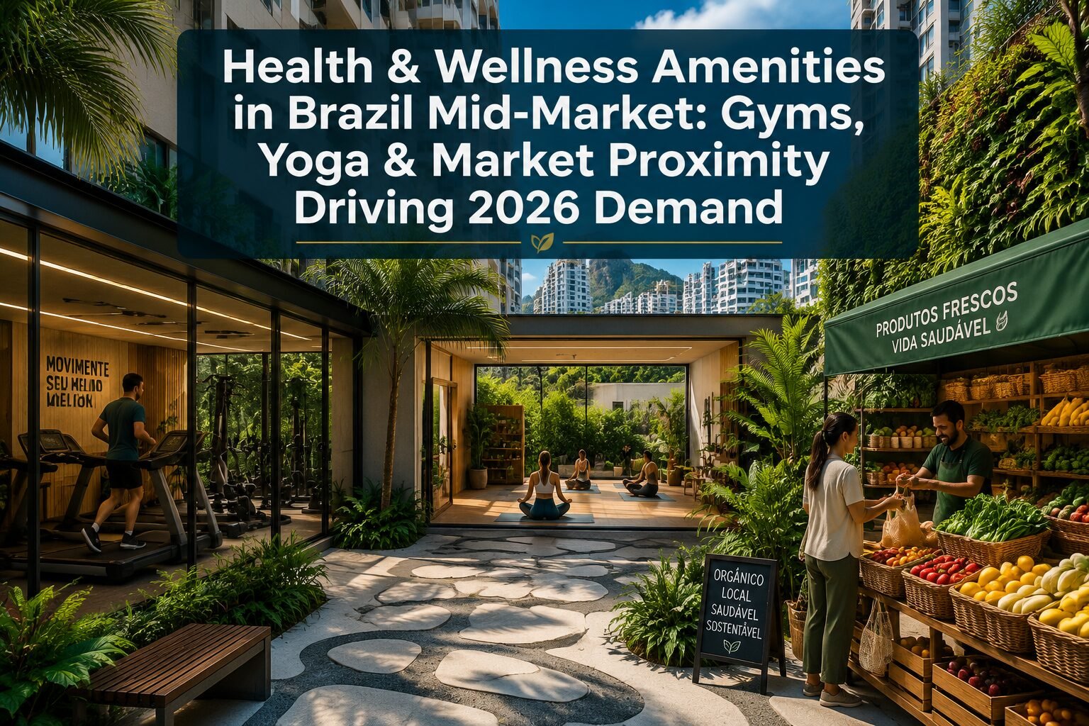 Health and Wellness Amenities in Brazil Mid-Market: Gyms, Yoga, and Market Proximity Driving 2026 Demand