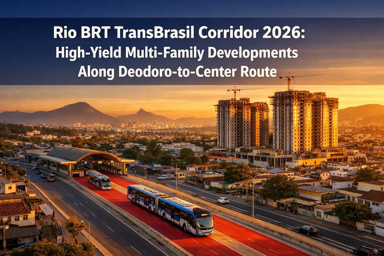 Rio BRT TransBrasil Corridor 2026: High-Yield Multi-Family Developments Along Deodoro-to-Center Route