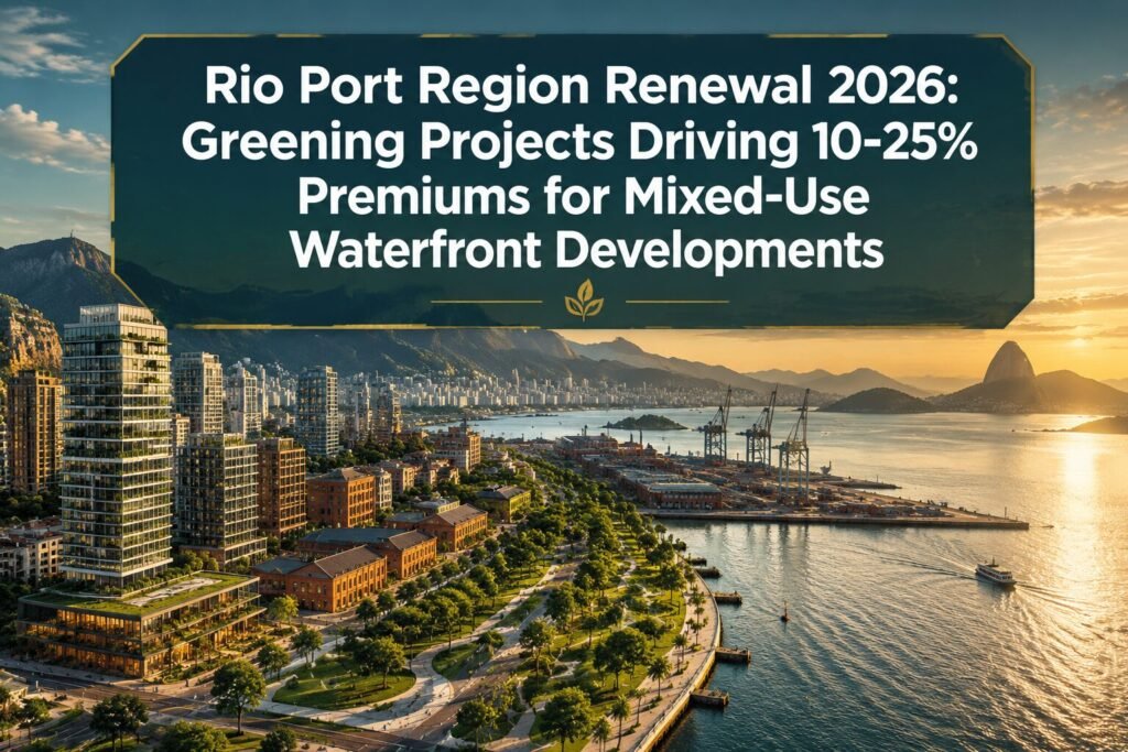 Rio Port Region Renewal 2026: Greening Projects Driving 10-25% Premiums for Mixed-Use Waterfront Developments