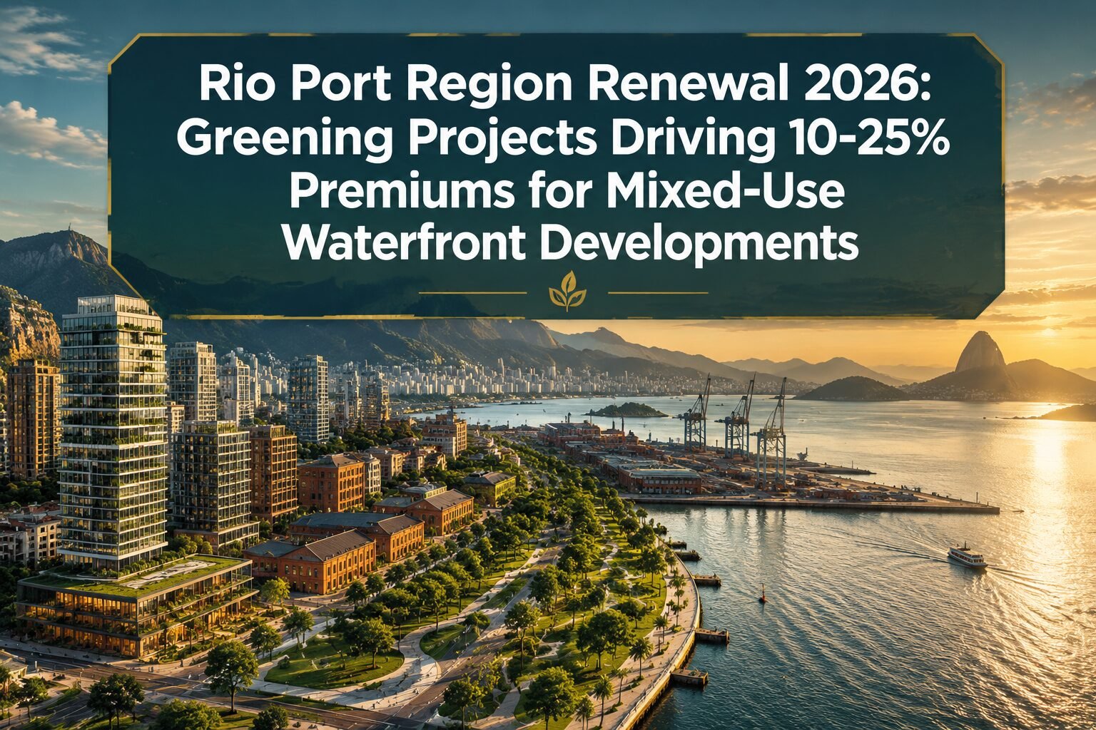 Rio Port Region Renewal 2026: Greening Projects Driving 10-25% Premiums for Mixed-Use Waterfront Developments