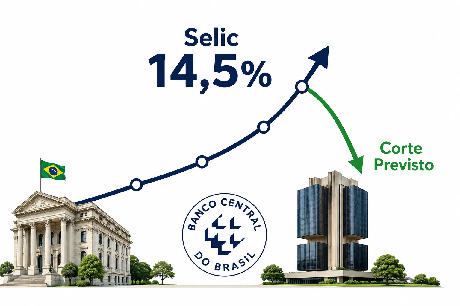Selic 14,5% e a Sinalização de Corte: O Que Muda para o Mercado Imobiliário Brasil Agosto 2026