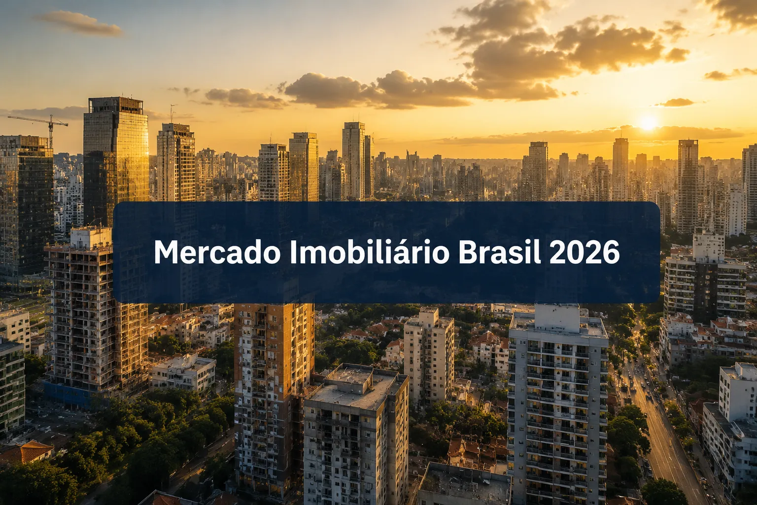 Mercado imobiliário Brasil agosto 2026: Selic a 15%, expectativa de corte e preços em alta pelo FipeZap