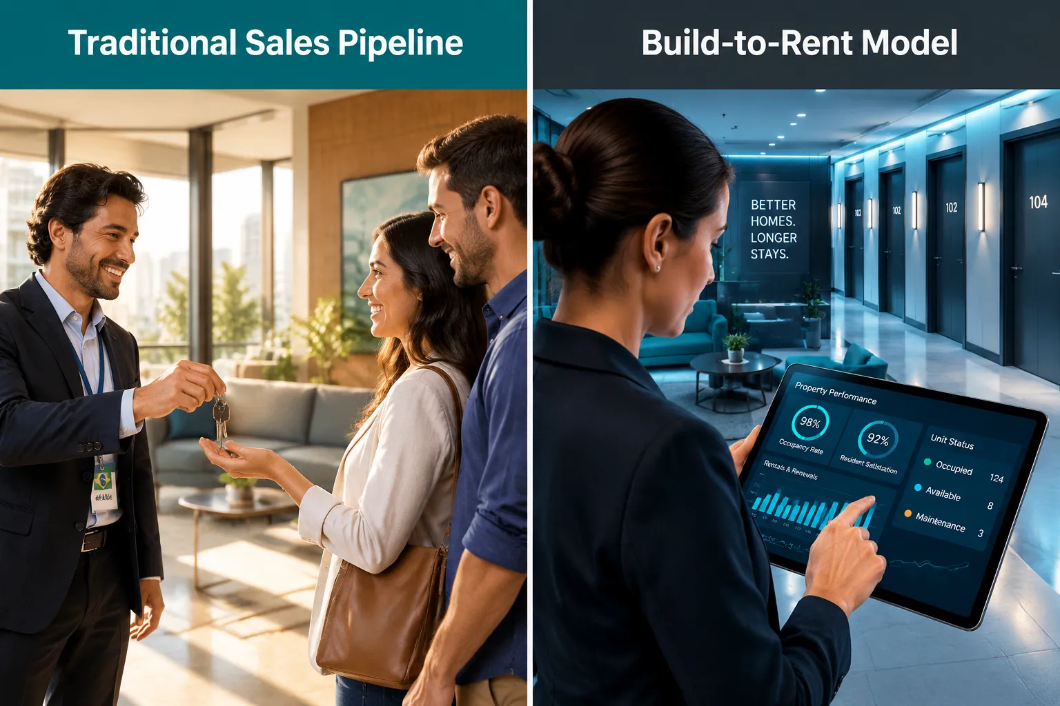 Build-to-Rent Models Explained: How Institutional Projects Differ from Traditional Sales Pipelines