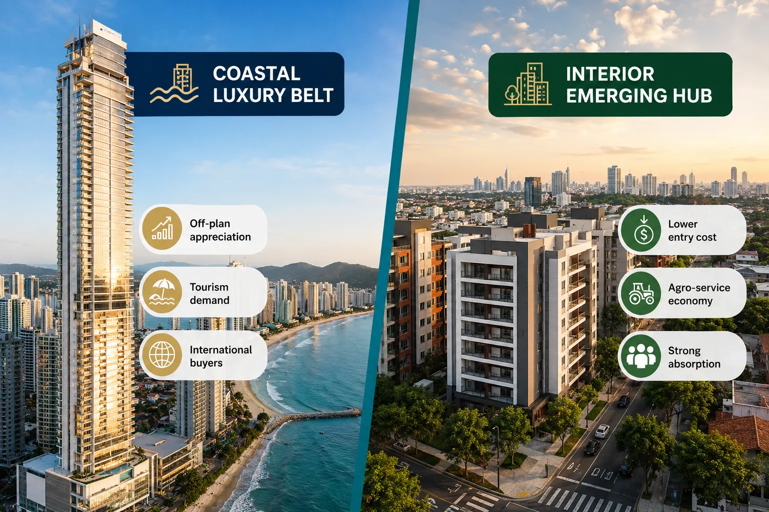 Center-West and Southern Emerging Hubs: The New Frontier