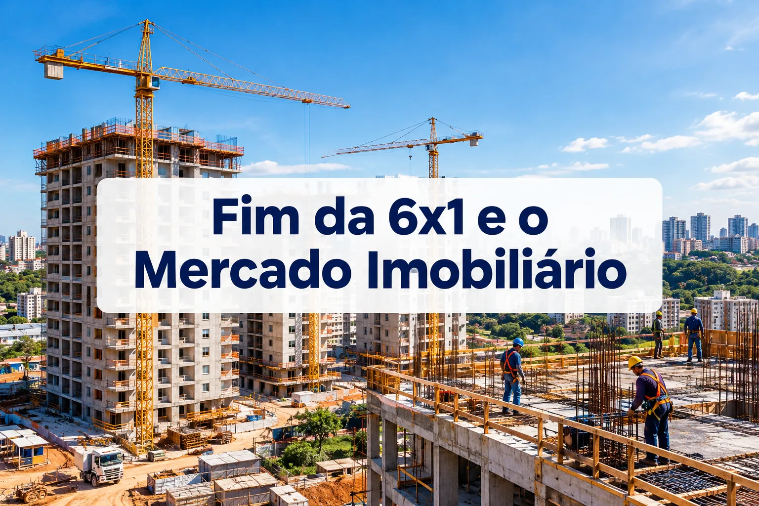 Fim da Escala 6x1 Mercado Imobiliário: O Que Muda a Partir de Outubro de 2026